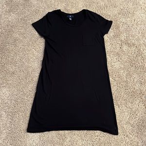 Black T-shirt dress